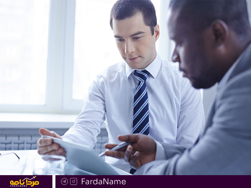 قالب فردانامه سفید